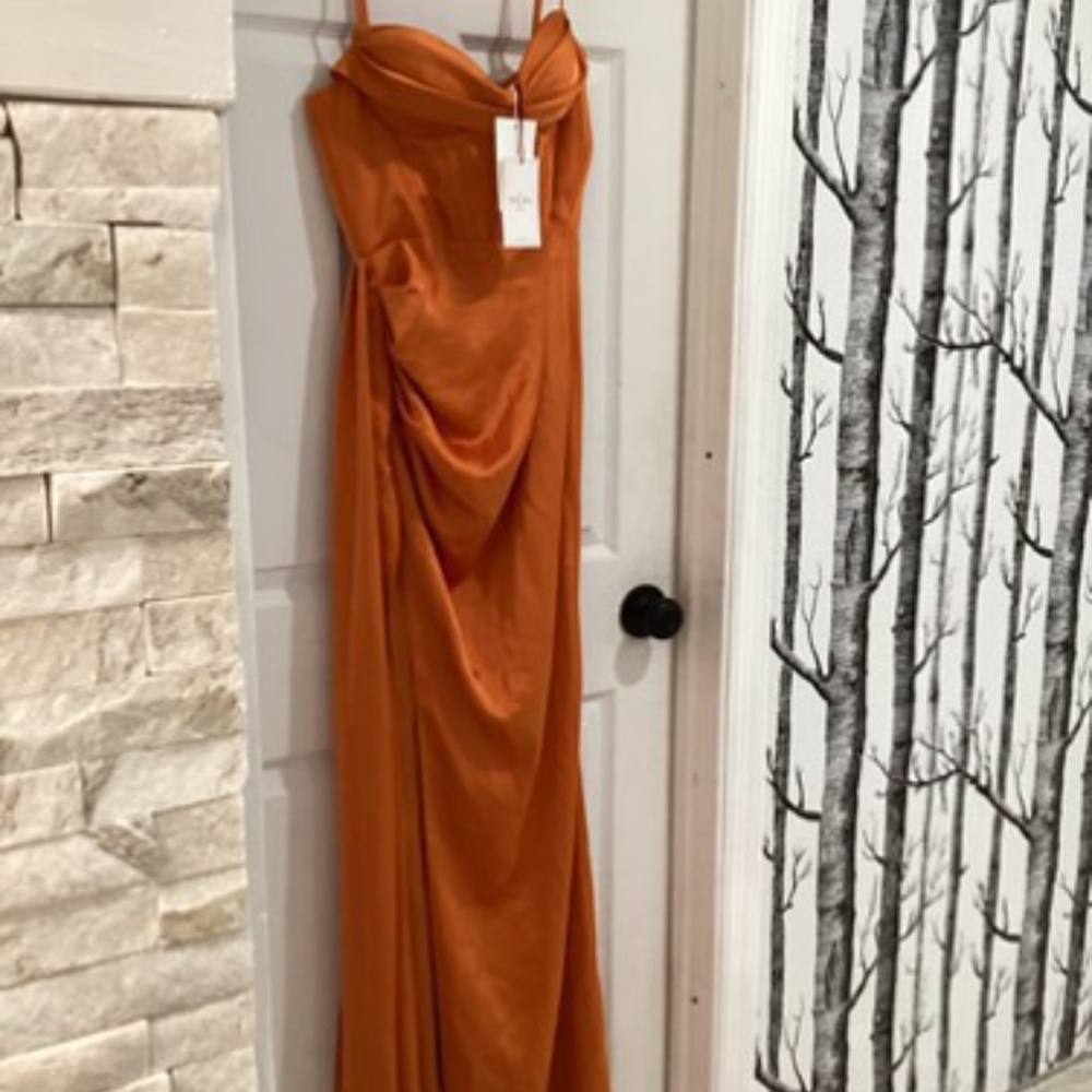 Miss circle orange dress - Picture 4 of 7
